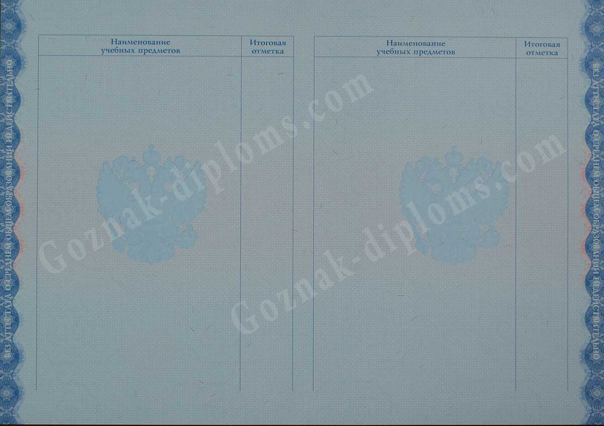 Аттестат за 11 класс 2014-2025